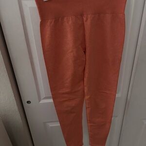 Nvgtn orange scrunch pants size medium